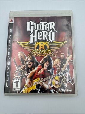 Guitar Hero Aerosmith PS3 PlayStation 3‎ Complete Game Tested Working